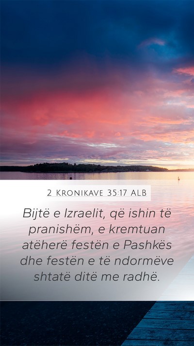 2 Kronikave 35:17 ALB Bible Verse Image