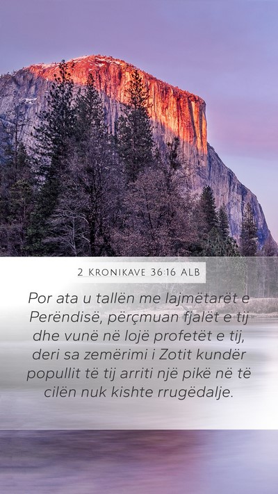 2 Kronikave 36:16 ALB Bible Verse Image