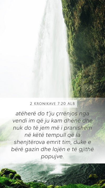 2 Kronikave 7:20 ALB Bible Verse Image