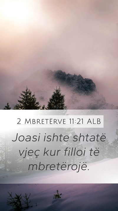 2 Mbretërve 11:21 ALB Bible Verse Image