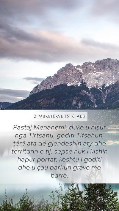 2 Mbretërve 15:16 ALB Bible Verse Image