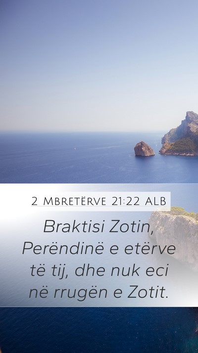 2 Mbretërve 21:22 ALB Bible Verse Image