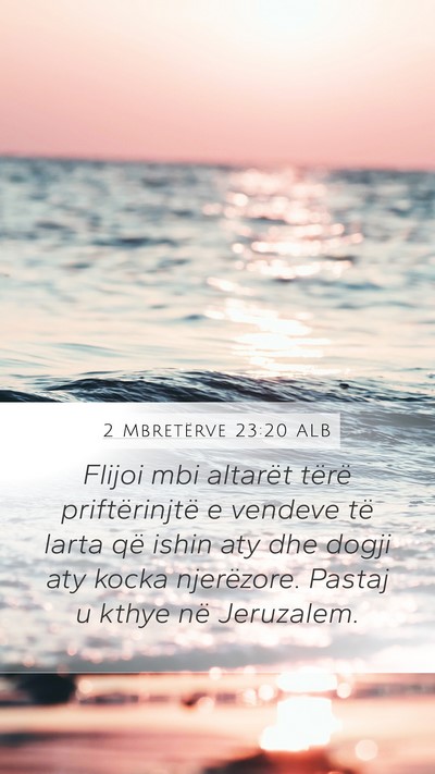 2 Mbretërve 23:20 ALB Bible Verse Image