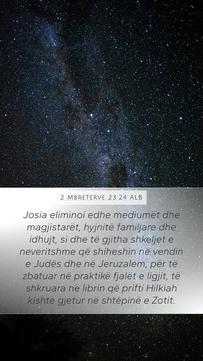 2 Mbretërve 23:24 ALB Bible Verse Image