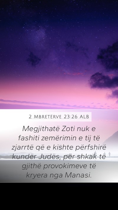2 Mbretërve 23:26 ALB Bible Verse Image