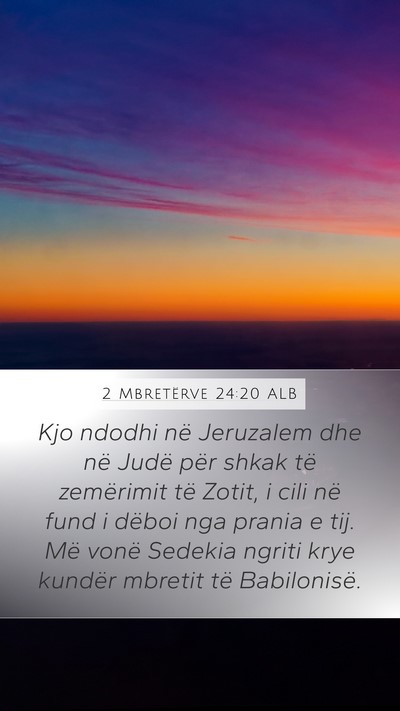 2 Mbretërve 24:20 ALB Bible Verse Image