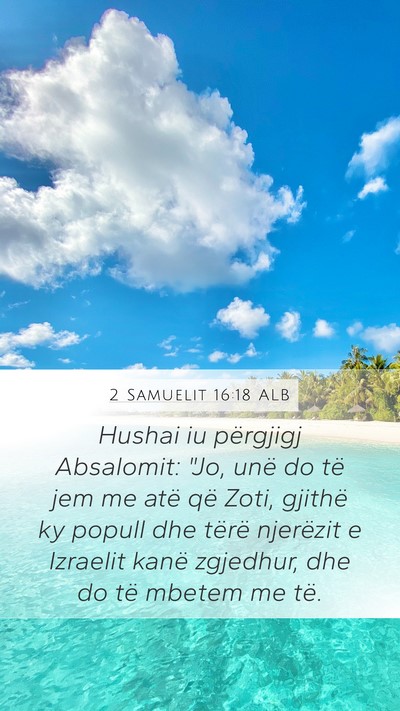 2 Samuelit 16:18 ALB Bible Verse Image