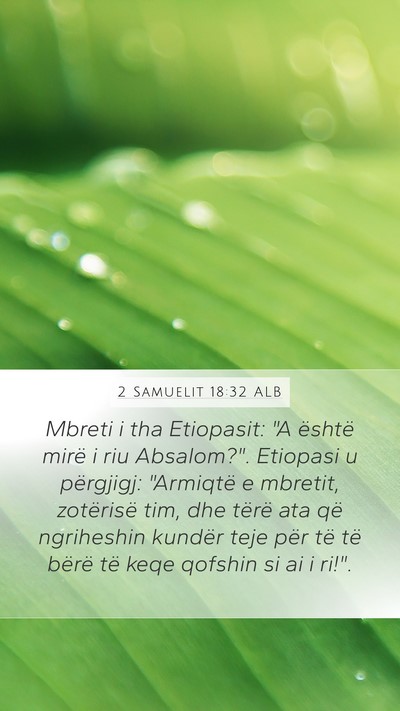 2 Samuelit 18:32 ALB Bible Verse Image