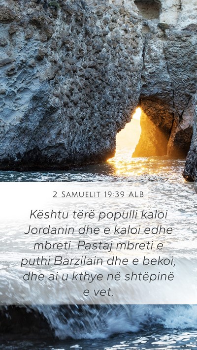 2 Samuelit 19:39 ALB Bible Verse Image