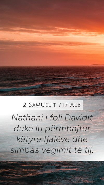 2 Samuelit 7:17 ALB Bible Verse Image