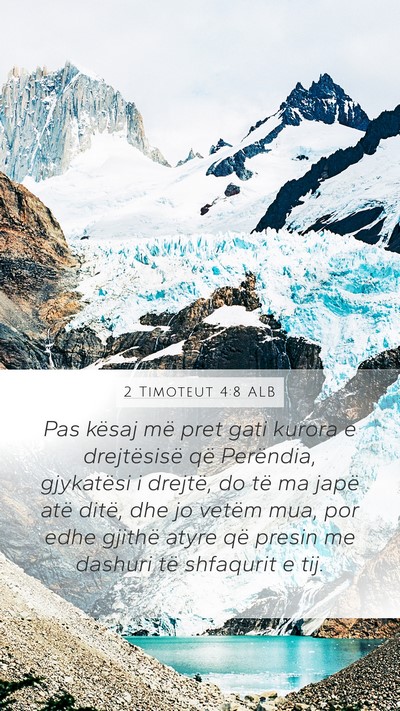 2 Timoteut 4:8 ALB Bible Verse Image