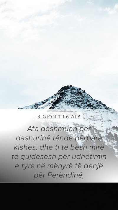 3 Gjonit 1:6 ALB Bible Verse Image