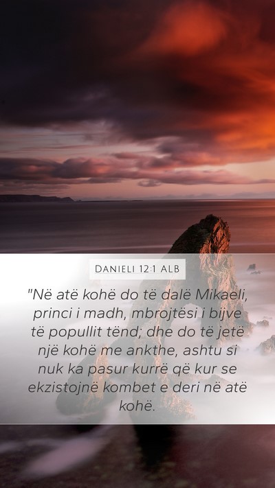 Danieli 12:1 ALB Bible Verse Image