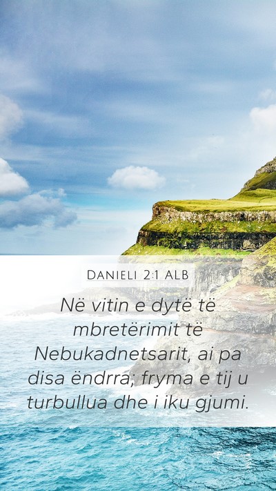 Danieli 2:1 ALB Bible Verse Image