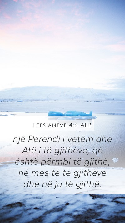 Efesianëve 4:6 ALB Bible Verse Image
