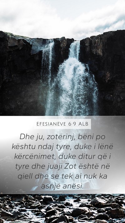 Efesianëve 6:9 ALB Bible Verse Image