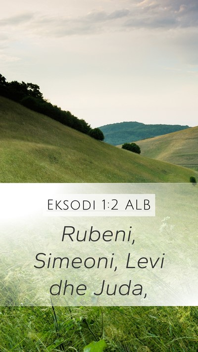 Eksodi 1:2 ALB Bible Verse Image