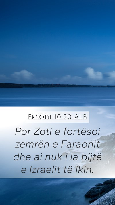 Eksodi 10:20 ALB Bible Verse Image