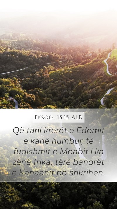Eksodi 15:15 ALB Bible Verse Image