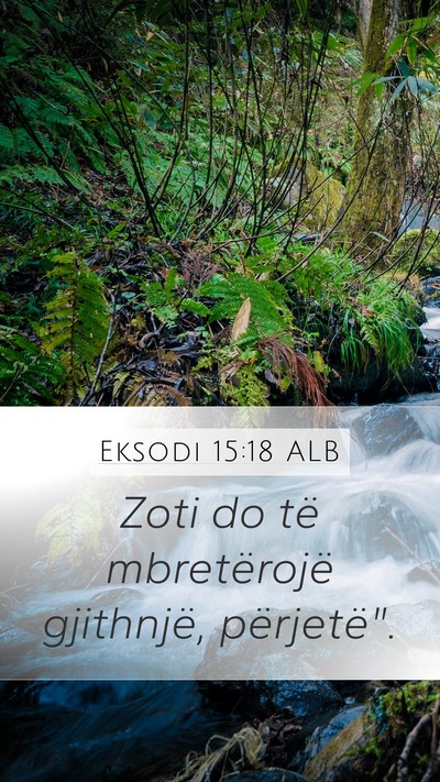 Eksodi 15:18 ALB Bible Verse Image