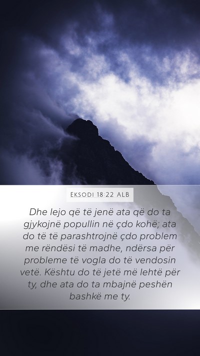 Eksodi 18:22 ALB Bible Verse Image