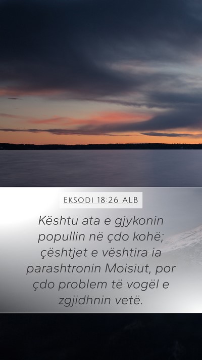 Eksodi 18:26 ALB Bible Verse Image