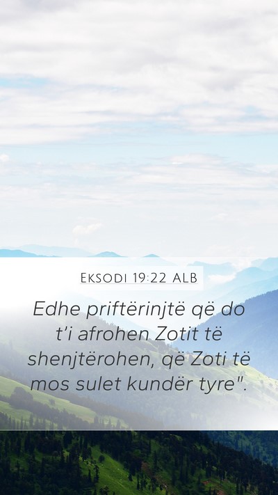 Eksodi 19:22 ALB Bible Verse Image
