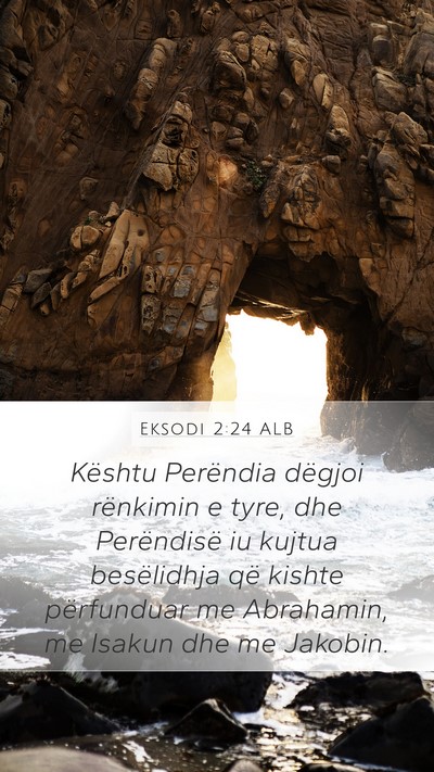 Eksodi 2:24 ALB Bible Verse Image