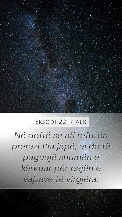Eksodi 22:17 ALB Bible Verse Image