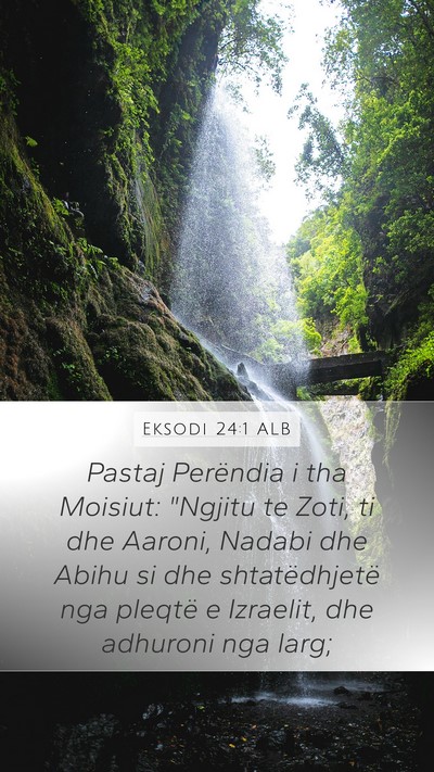 Eksodi 24:1 ALB Bible Verse Image