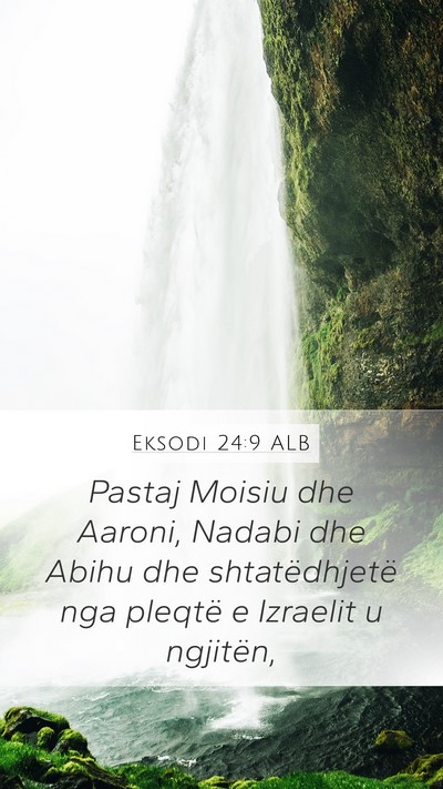 Eksodi 24:9 ALB Bible Verse Image
