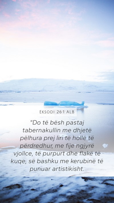 Eksodi 26:1 ALB Bible Verse Image
