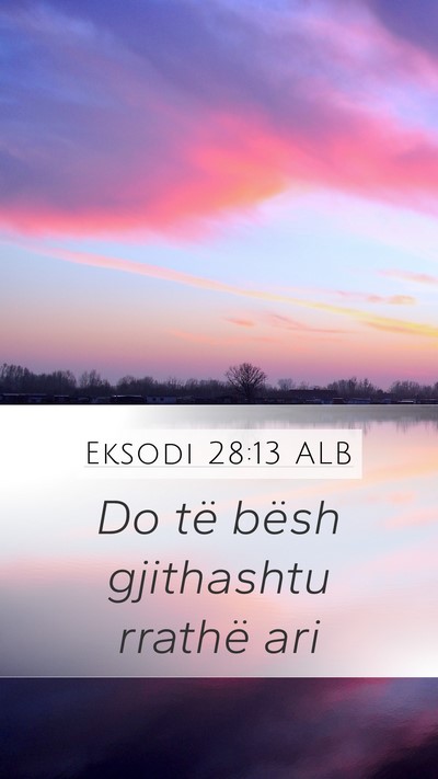 Eksodi 28:13 ALB Bible Verse Image