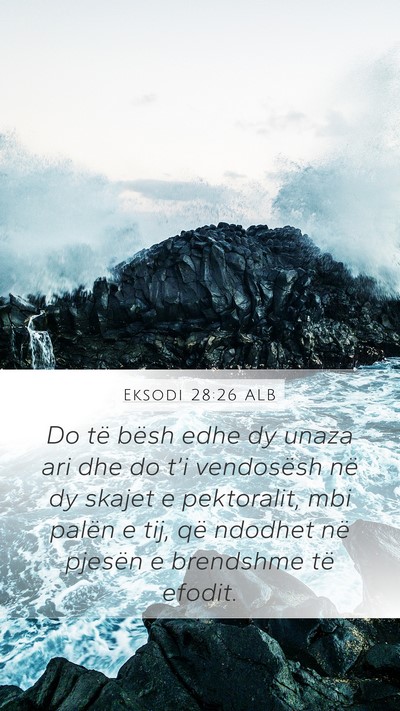 Eksodi 28:26 ALB Bible Verse Image