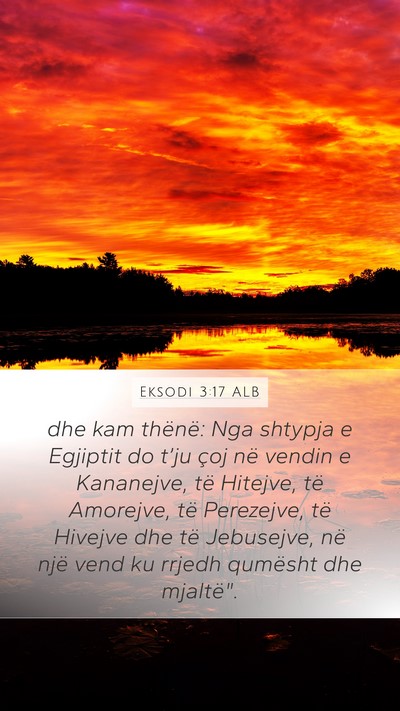 Eksodi 3:17 ALB Bible Verse Image