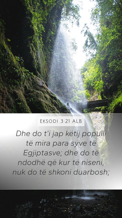 Eksodi 3:21 ALB Bible Verse Image