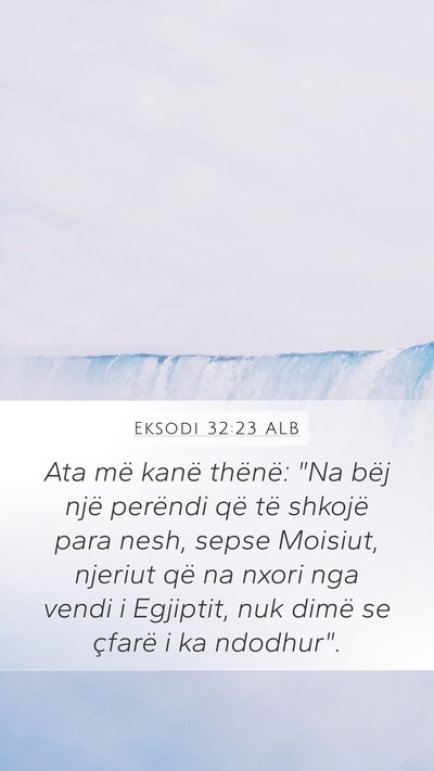 Eksodi 32:23 ALB Bible Verse Image