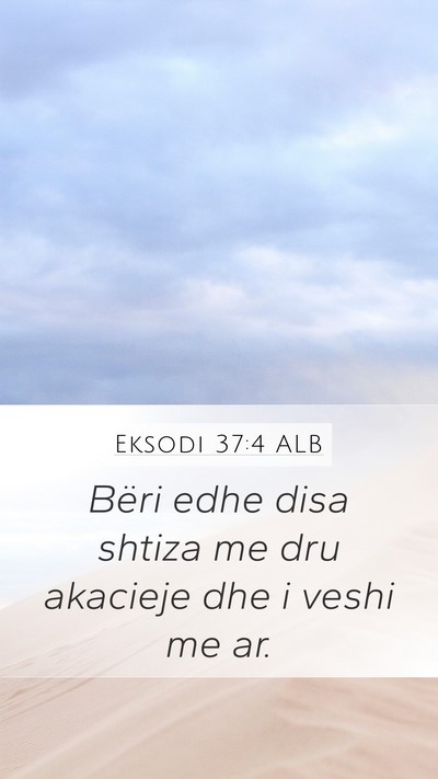 Eksodi 37:4 ALB Bible Verse Image