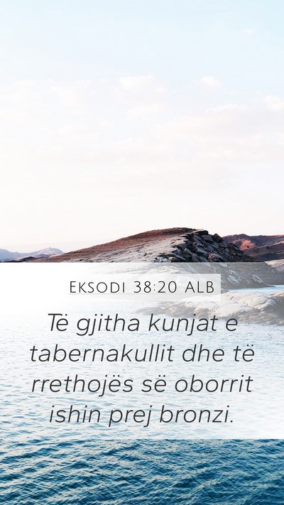 Eksodi 38:20 ALB Bible Verse Image