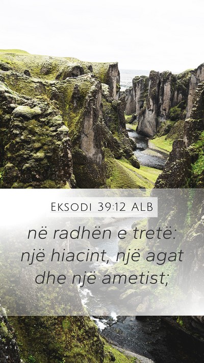 Eksodi 39:12 ALB Bible Verse Image