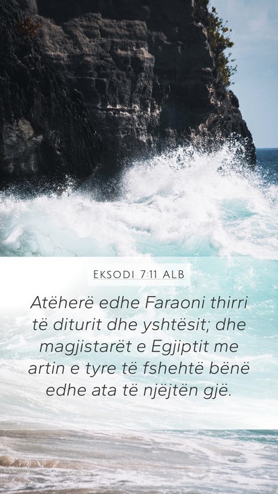 Eksodi 7:11 ALB Bible Verse Image