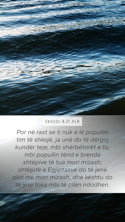 Eksodi 8:21 ALB Bible Verse Image