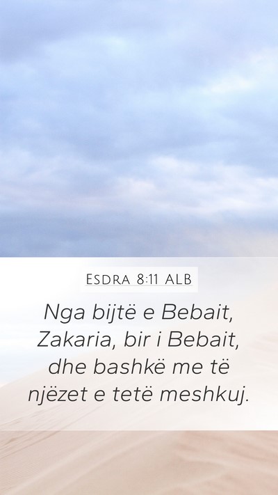 Esdra 8:11 ALB Bible Verse Image