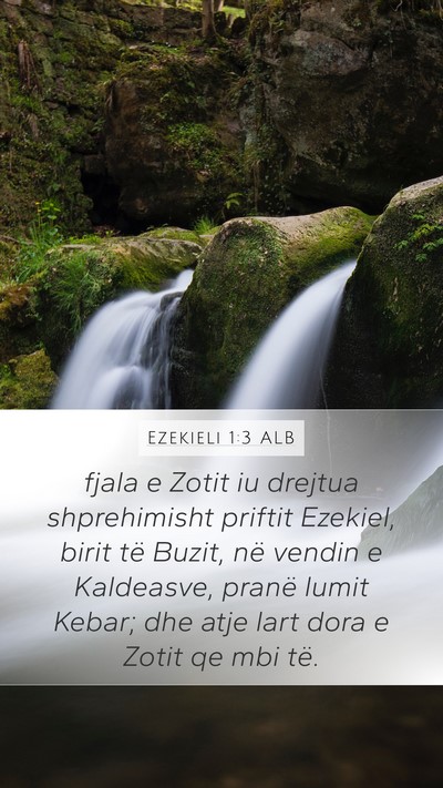 Ezekieli 1:3 ALB Bible Verse Image