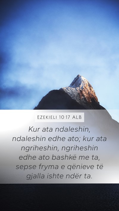 Ezekieli 10:17 ALB Bible Verse Image