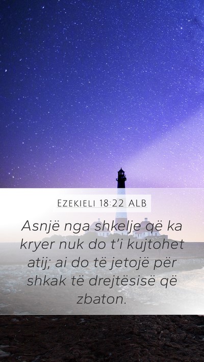Ezekieli 18:22 ALB Bible Verse Image