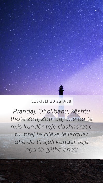 Ezekieli 23:22 ALB Bible Verse Image