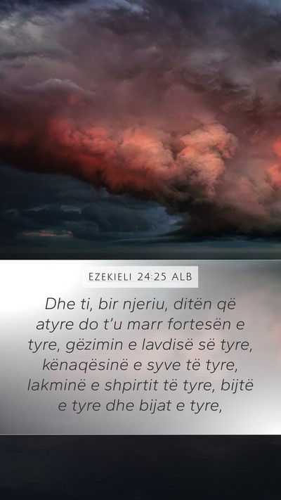 Ezekieli 24:25 ALB Bible Verse Image