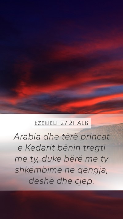 Ezekieli 27:21 ALB Bible Verse Image
