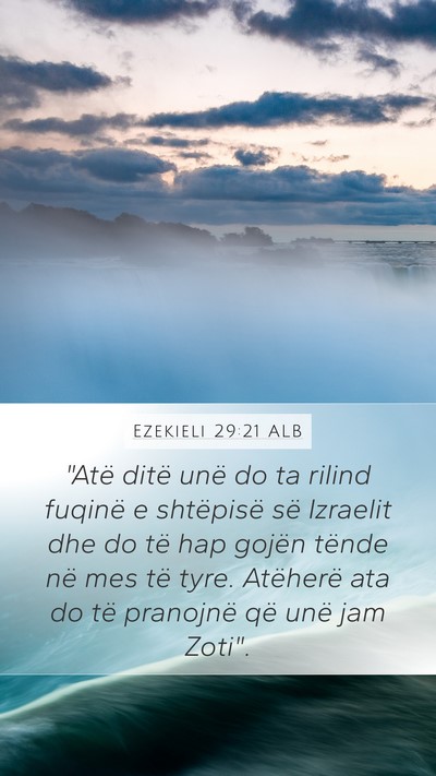 Ezekieli 29:21 ALB Bible Verse Image